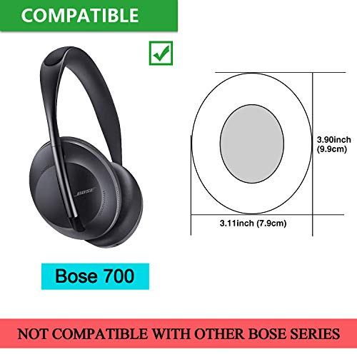 Replacement Earpads for Bose 700, JARMOR Memory Foam Ear Cushion Cover for Bose Noise Cancelling Wireless Bluetooth Headphones 700, NC700 ONLY (Black)