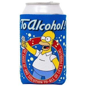 silver buffalo the simpsons homer to alcohol beer can hugger