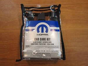 mopar car care kit including glass leather & vinyl & all purpose cleaners oem
