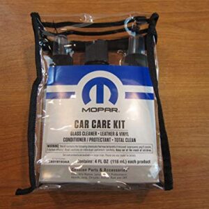 Mopar Car Care Kit Including Glass Leather & Vinyl & All Purpose Cleaners OEM