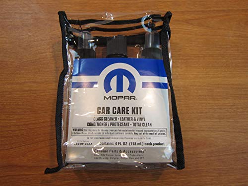 Mopar Car Care Kit Including Glass Leather & Vinyl & All Purpose Cleaners OEM