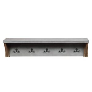 Alaterre Furniture Newport 40" Coat Hook with Shelf