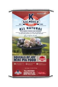 kalmbach feeds squeals of joy mini pig food, 25 lb