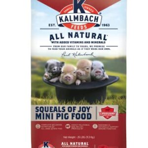 Kalmbach Feeds Squeals of Joy Mini Pig Food, 25 lb