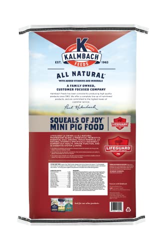 Kalmbach Feeds Squeals of Joy Mini Pig Food, 25 lb