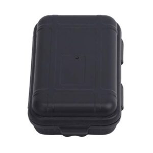 flybloom portable storage case anti-pressure shockproof waterproof storage box outdoor camping(black)