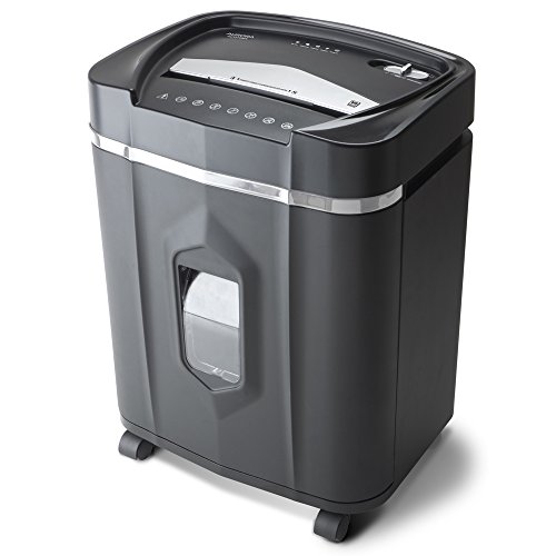 Aurora AU1210MA Professional Grade High Security 12-Sheet Micro-Cut Paper/CD and Credit Card/ 60 Minutes Continuous Run Time Shredder & SL16 Professional Grade Synthetic Shredder Oil