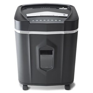 Aurora AU1210MA Professional Grade High Security 12-Sheet Micro-Cut Paper/CD and Credit Card/ 60 Minutes Continuous Run Time Shredder & SL16 Professional Grade Synthetic Shredder Oil