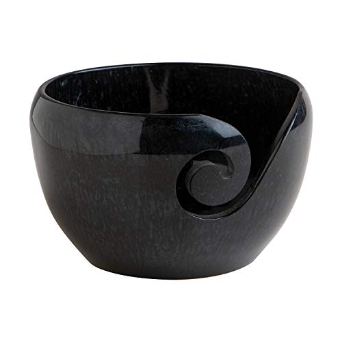 Knit Picks Black Resin Yarn Bowl