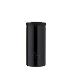 24bottles travel - tumbler 12oz/20oz, thermos for the office and travelling, 100% leak proof for coffee and tea (6 hours hot and 12 hours cold beverages), made of stainless steel, italian design