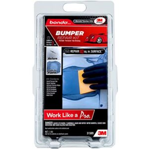 Bondo Bumper Repair Kit, Paintable - Permanent - Non-Shrinking Repair in Less Than Two Hours, 1 Kit