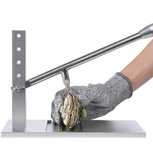 Hoomuda Upgrade Oyster Shucker - Premium Oyster Opener Tool Make Shucking Oysters a Breeze