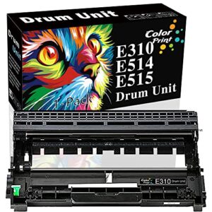 cp 1-pack colorprint compatible drum unit replacement for dell e310dw e310 imaging e514 e515 e515dw work with e515d e515dn e514dw c2kth pvthg 593-bbkd p7rmx printer (12,000 pages, black)