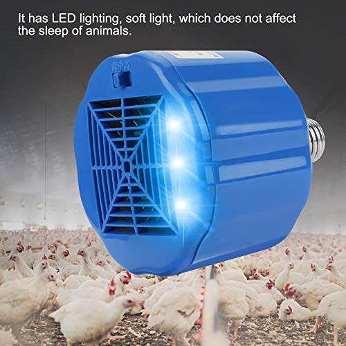 Walfront Cultivation Heating Lamp Pet Chicken Pig Heater 100-300W Thermostat for Pet Chicken Livestock Heat Lamp Tool