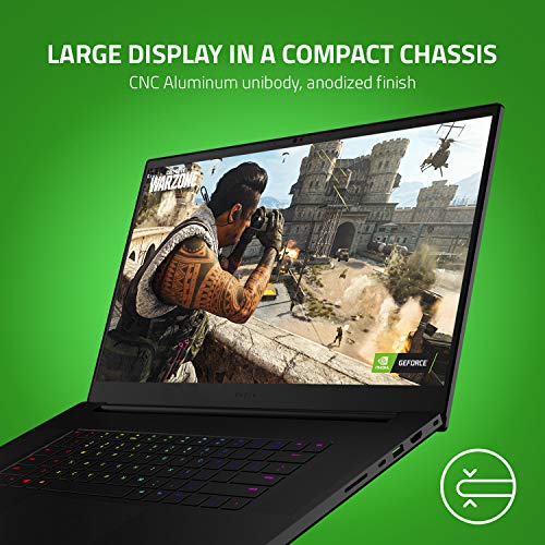 Razer Blade Pro 17 Gaming Laptop 2020: Intel Core i7-10875H 8-Core, NVIDIA GeForce RTX 2080 Super Max-Q, 17.3" FHD 300Hz, 16GB RAM, 512GB SSD, CNC Aluminum, Chroma RGB, Thunderbolt 3, SD Card Reader