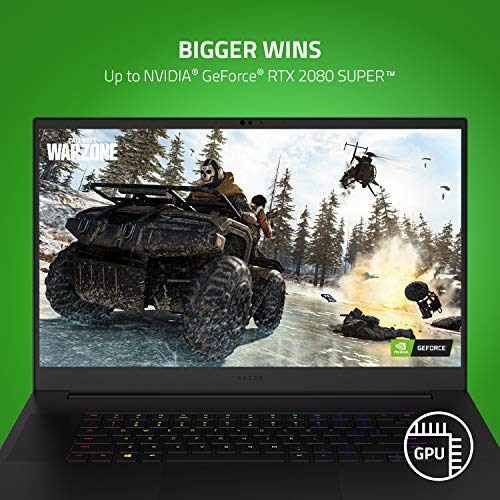 Razer Blade Pro 17 Gaming Laptop 2020: Intel Core i7-10875H 8-Core, NVIDIA GeForce RTX 2080 Super Max-Q, 17.3" FHD 300Hz, 16GB RAM, 512GB SSD, CNC Aluminum, Chroma RGB, Thunderbolt 3, SD Card Reader