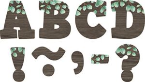 teacher created resources eucalyptus bold block 3" magnetic letters