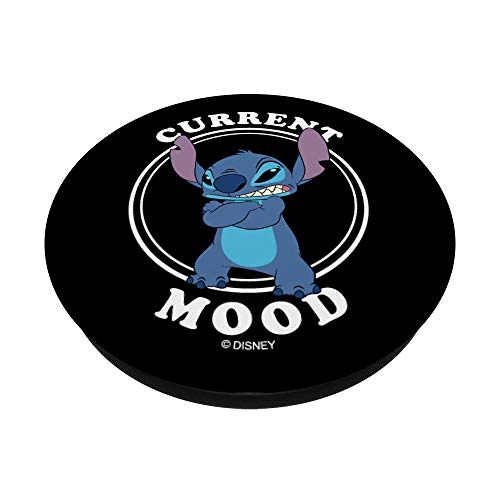 Disney Lilo and Stitch Angry Stitch Current Mood PopSockets PopGrip: Swappable Grip for Phones & Tablets