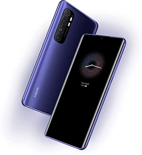 Xiaomi Mi Note 10 Lite Smartphone - 6.47″, 3D Curved AMOLED Display, 6 GB + 64 GB, AI Quad Camera, 5260 mAhm, Porpora (Nebula Purple)