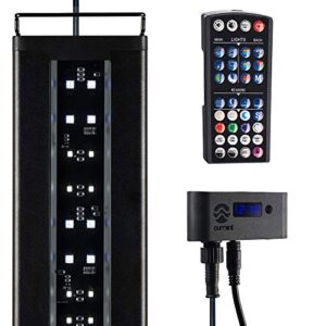 current usa satellite freshwater led plus full spectrum rgb+w light for aquariums 72'' with wireless 24 hour remote control