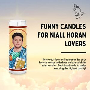 Niall Celebrity Prayer Candle - Funny Saint Votive - Pop Culture Celeb Prayer Candle - 100% Handmade in USA - Celebrity Novelty Gift