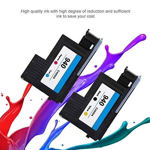 Maxmartt 2 Pieces Printhead for HP 940 C4900A C4901A for 8000 8500 Series (CMYK)