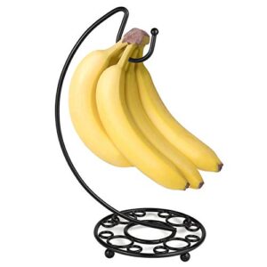 banana hanger, banana holder, banana stand, grape hanger black