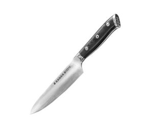kanka grill 5" utilility kitchen knife - professional german stainless steel with premium fiberglass handle, razor sharp, 4 ounces
