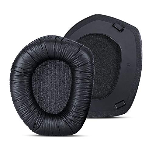 YDYBZB Ear Pads Cups Replacement HDR165 HDR175 HDR185 HDR195 RS165 RS175 RS185 RS195 Compatible with Sennheiser HDR165/175/185/195 RS165/175/185/195 Headphone (Wrinkled Leather HDR/RS165/175/185/195)