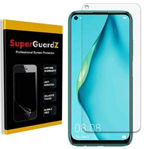 [8-pack] for huawei p40 lite screen protector, superguardz, ultra clear, anti-scratch, anti-bubble [lifetime replacement]