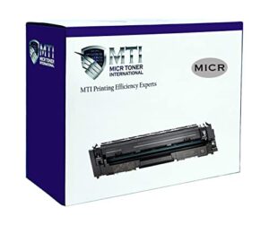 mti 206a micr toner oem modified replacement for hp 206a 206x | hp color laser pro m255dw m255nw mfp m282nw m283cdw m283fdn m283fdw | w2110a check printer magnetic ink