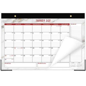 2021 desk calendar planner organizer desk pad calendar 17" x 12"