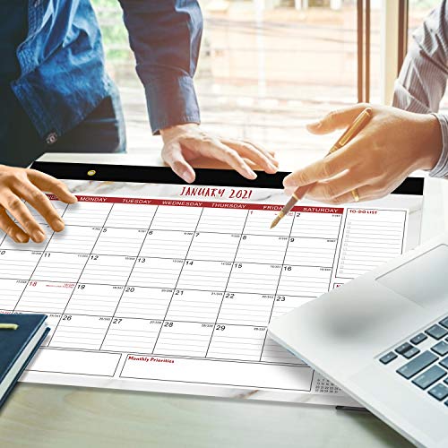 2021 Desk Calendar Planner Organizer Desk pad calendar 17" x 12"