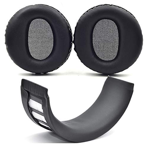 Defean Earpad Repair Parts Suit Replacement Ear Pad and Headband Pad Compatible with Sony PS3 PS4 Wireless Stereo Headset CECHYA-0080 Headphones