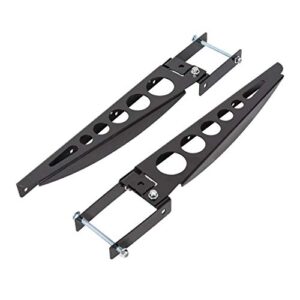 HECASA Bumper Cargo Bracket Compatible with RV 4 Inch Bumper Mounted Cargo Box/Generator Tray Support Arms