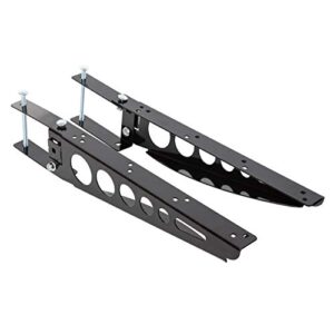 HECASA Bumper Cargo Bracket Compatible with RV 4 Inch Bumper Mounted Cargo Box/Generator Tray Support Arms