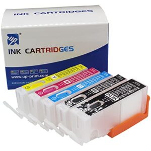 up pgi-280xl cli281xl empty refillable ink cartridge compatible for canon pixma ts6120 ts6220 ts6320 tr7520 tr8520 8522 tr8620 ts702 ts9521c ts9520 with permanent chip