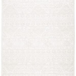 Safavieh Trace Collection 8' x 10' Ivory TRC401A Handmade Premium Wool Area Rug