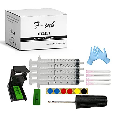 F-ink Ink Refill Tools Compatible with PIXMA Inkjet Ink Cartridges 245XL 246XL 210XL 211XL PG-245 CL-246 PG-210 CL-211 PG-243 CL-244