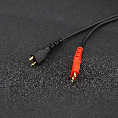 Micro Traders Audio Cable Wire with 3.5/6.3mm Jack, Compatible with Sennheiser HD25 HD560 HD540-2.5m Cable(Left and Right Equal Length)