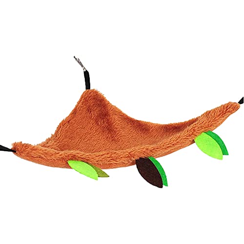 Hamster Guinea Pig Hammock, Small Animal Hanging Hammock Warm Bed House Hamster Guinea Pig Rat Cage Accessories Toys Bed Hanging Tunnel and Swing for Sugar Glider Squirrel Playing