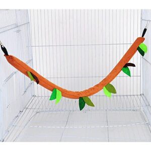 Hamster Guinea Pig Hammock, Small Animal Hanging Hammock Warm Bed House Hamster Guinea Pig Rat Cage Accessories Toys Bed Hanging Tunnel and Swing for Sugar Glider Squirrel Playing