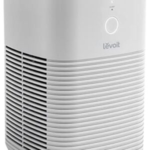 LEVOIT Air Purifier for Home Bedroom, HEPA Fresheners Filter Small Room Cleaner with Fragrance Sponge for Smoke, Allergies, Pet Dander, Odor, Dust Remover, Office, Desktop, Table Top, 1 Pack, White