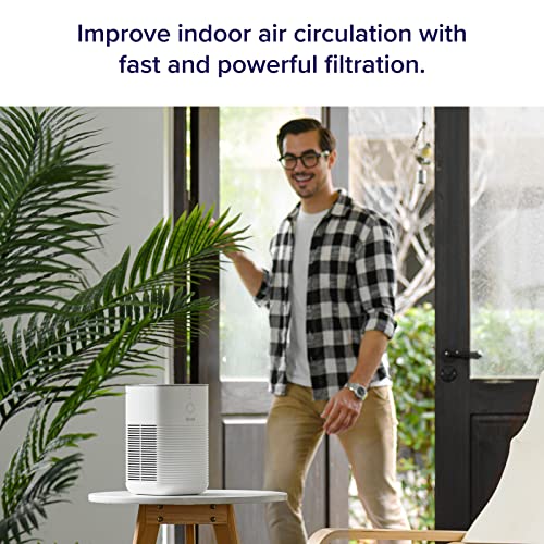 LEVOIT Air Purifier for Home Bedroom, HEPA Fresheners Filter Small Room Cleaner with Fragrance Sponge for Smoke, Allergies, Pet Dander, Odor, Dust Remover, Office, Desktop, Table Top, 1 Pack, White