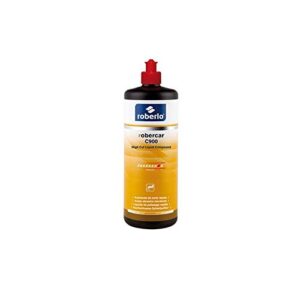 roberlo robercar c900 heavy duty car scratch and swirl remover, paint restorer, high cut liquid rubbing compound and finishing polish, ideal for sand spots and deep scratches - 2.2 lbs
