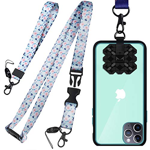 M MYECOGO Phone Lanyard, Neck Lanyard & Wrist Lanyard keychain Holder for Phone Case