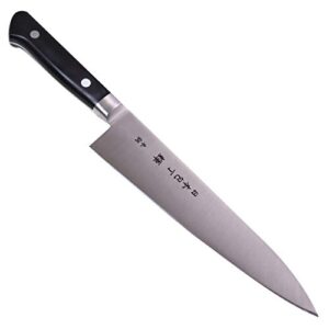 jck original kagayaki carbonext japanese chef’s knife, kc-6es professional gyuto knife, high carbon tool steel pro kitchen knife with ergonomic pakka wood handle, 9.4 inch