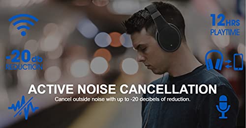 BTANC Sentry Noise Cancel Bluetooth Headphones