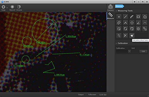 HAYEAR 5MP USB2.0 C-Mount Digital Microscope Camera with Software Calibration Compatible with WIN7/8/10 Mac System +0.5X Eyepiece Lens 23.2mm Mounting /30mm 30.5mm Adapter