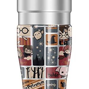 THERMOS Harry Potter Cute Chibi Pattern, STAINLESS KING Stainless Steel Travel Tumbler, Vacuum insulated & Double Wall, 16oz